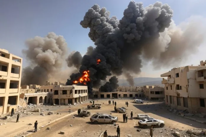 Ataque-con-Drones-en-Siria-Deja-al-Menos-110-Muertos-y-120-Heridos-en-Academia-Militar