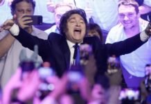 Milei gana elecciones en Argentina
