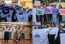 VIDEO: Plataforma de Género realiza caminata en Dajabón por el día de la no violencia contra la mujer