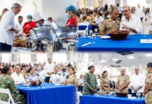 Presidente Abinader comparte almuerzo navideño con los soldados y anuncia importante medida de apoyo para los miembros de las Fuerzas Armadas