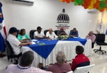 Milagros Peña representa al senador Ney Rodríguez en reunión del FEDA para proyectos agropecuarios en Dajabón