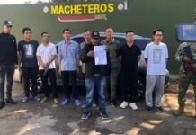 Ejército detiene siete extranjeros chinos en una jeepeta durante operativo migratorio en Montecristi