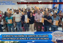 VIDEO: “La Brisita” navideña se siente en Dajabón con entrega de bonos a juntas de vecinos