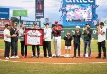 Leones del Escogido rinden homenaje a Juan Marichal