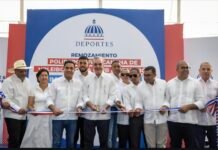 Presidente Abinader inaugura remozamiento del polideportivo Dajabón, cancha de voleibol y nueva casa club