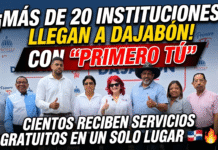 VIDEO: Más de 20 instituciones participaron en la jornada “Primero Tú” en Dajabón