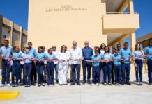 Luis Abinader inaugura Liceo Las Yayas de Viajama en Azua