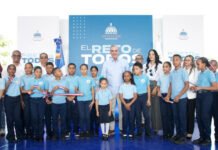 Luis Abinader inaugura techados deportes en Villa Los Almágigos