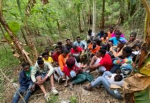 VIDEO: Interceptan grupo de 30 haitianos indocumentados en zona montañosa de Guayubín