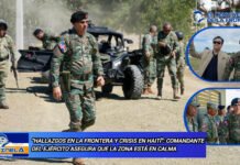 VIDEO: Comandante del Ejército asegura que la zona está en calma tras “Hallazgos en la frontera y crisis en Haití”