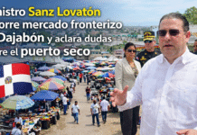 VIDEO: Ministro Sanz Lovatón recorre mercado fronterizo de Dajabón y aclara dudas sobre el puerto seco