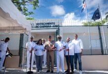 Armada de República Dominicana fortalece la seguridad marítima con inauguración de destacamento en Cabrera