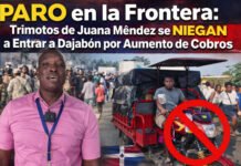 VIDEO: Asociaciones de trimotos de Juana Méndez se niegan a cruzar a Dajabón por aumento en cobros municipales