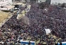 Miles protestan en los EEUU contra Trump y guerra de Irán