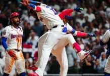 Juan Soto, Machado y Caminero conectan jonrones consecutivos