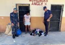 Policía Nacional apresa hombre con orden de arresto en el Cruce de Guayacanes