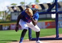 Ronny Mauricio llega a los entrenamientos de los Mets NY