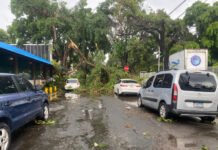 Se registra caída de granizo en Bayahíbe en medio de lluvias