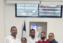 Senador Ney Rodríguez entrega 50 mil pesos al comité organizador del Clásico de Baloncesto Semana Santa del Populoso sector La Fe