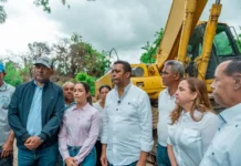 Liga Municipal supervisa zonas afectadas por lluvias en Valverde