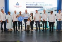 Presidente Luis Abinader entrega de 144 apartamentos del residencial Laderas del Este