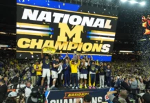 Yaxel Lendeborg con Michigan es campeón del basket universitario